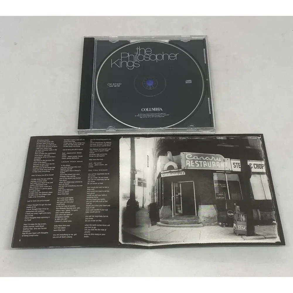 The Philosopher Kings by The Philosopher Kings CD 1994 Sony Music Alternate Rock